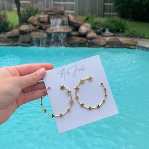 ALV JEWELS STAR HOOPS